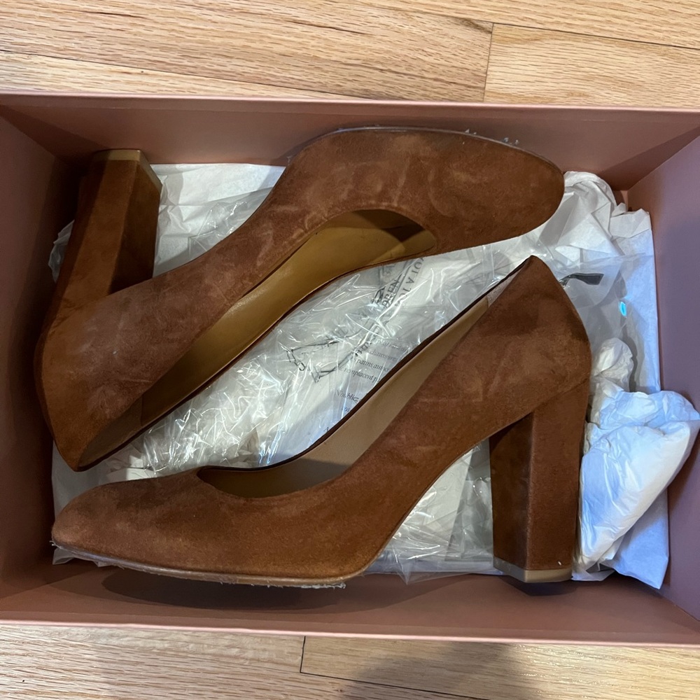 Sezane High Helena Courts, Camel Colored